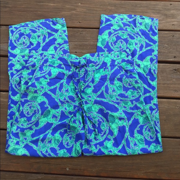 Lilly Pulitzer Pants - Lilly Pulitzer Elephant Loopy Pants